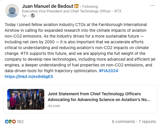 CTO non-CO2 emissions — LinkedIn